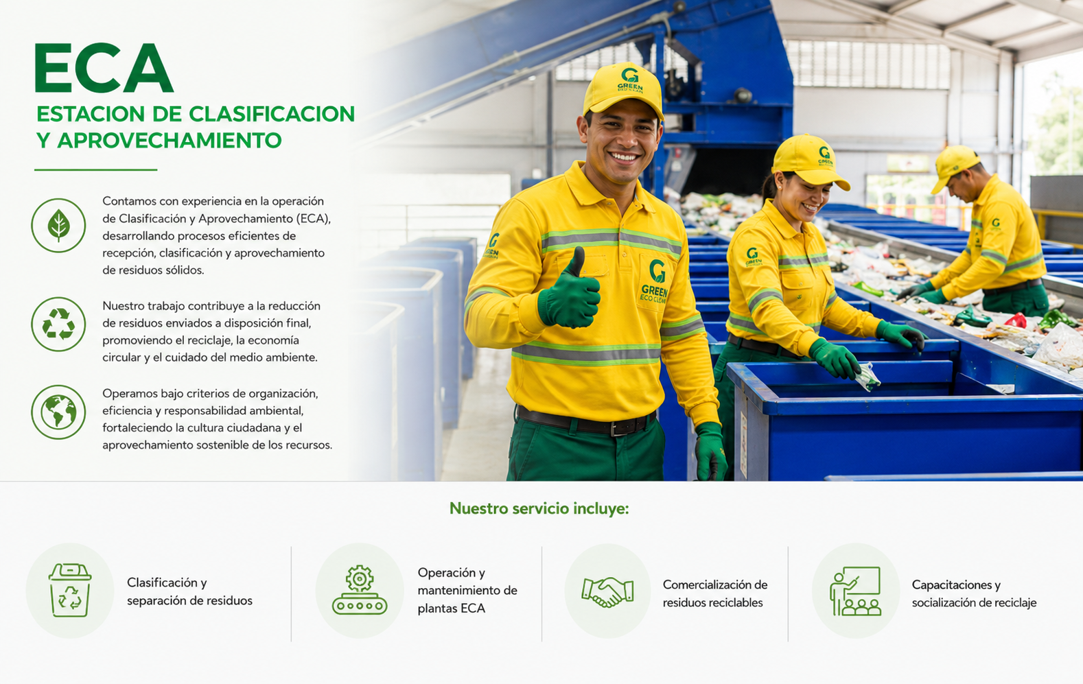 Estación de Clasificación y Aprovechamiento (ECA) — economía circular