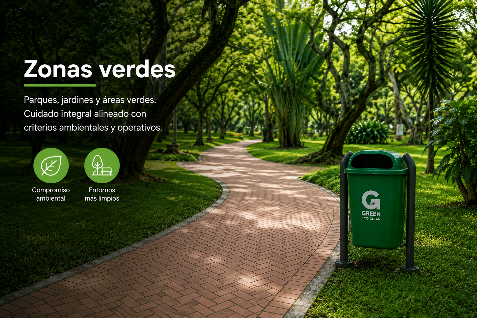 Parque y jardín — zona verde