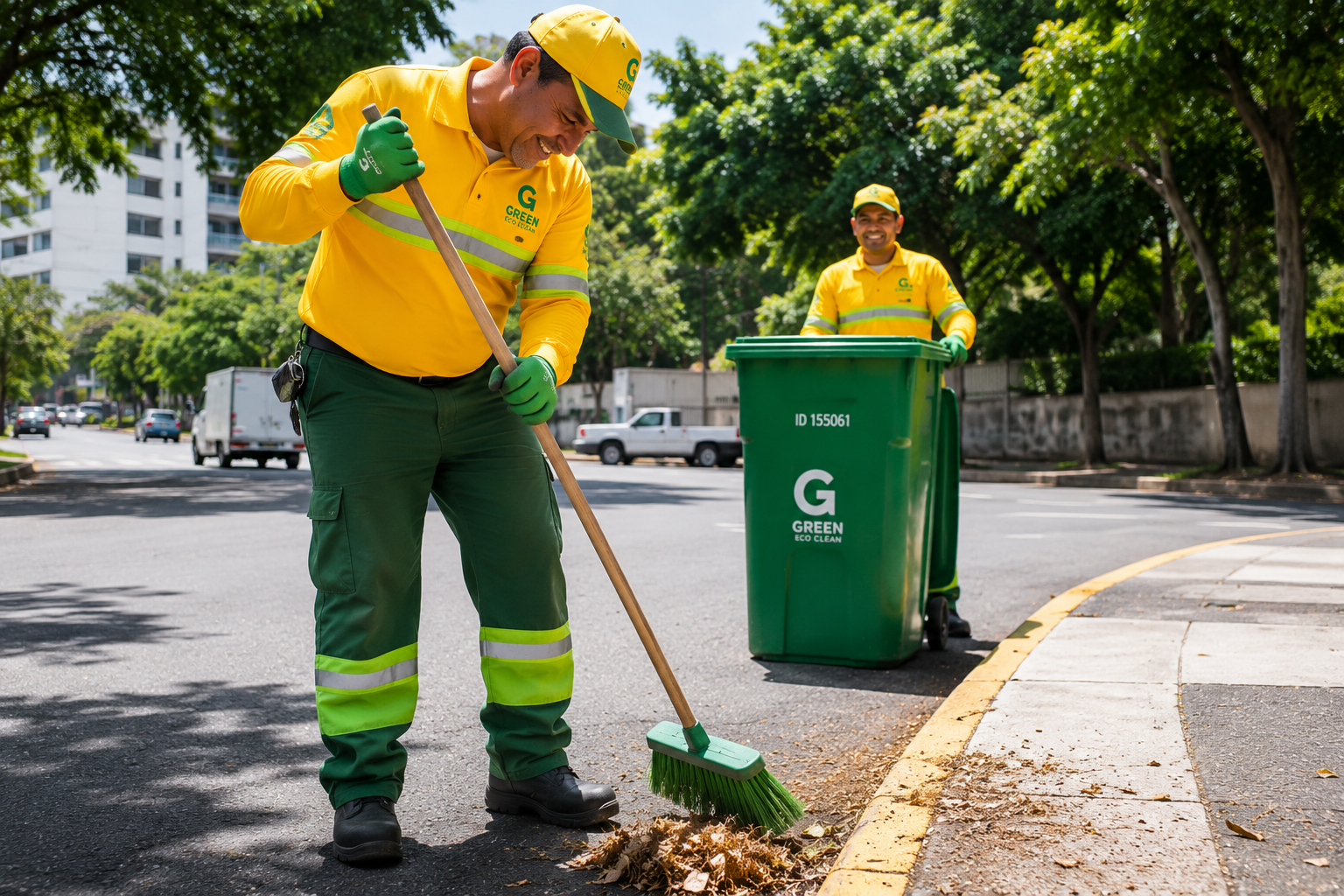Aseo urbano y barrido profesional en vías públicas